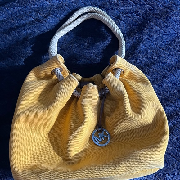 Sunshine Yellow Michael Kors Hobo Bag - Picture 3 of 10